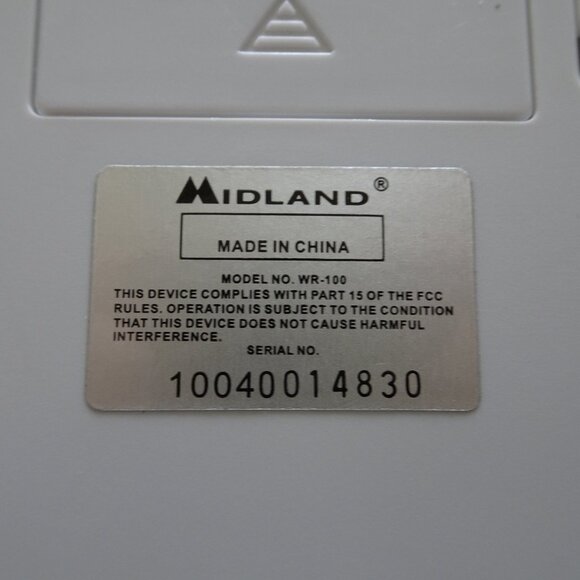 Weather Alert Radio - Midland WR-100 All Hazards NOAA Storm Warning Radio & Manu - Picture 10 of 16
